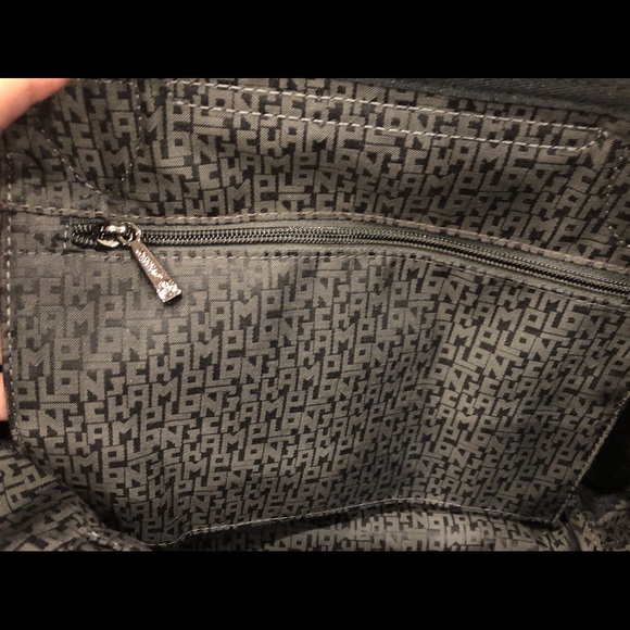 Longchamp Le Pliage Cuir Black Leather - Picture 6 of 10